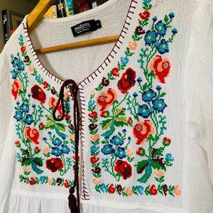Floral Crochet Summer Dress
